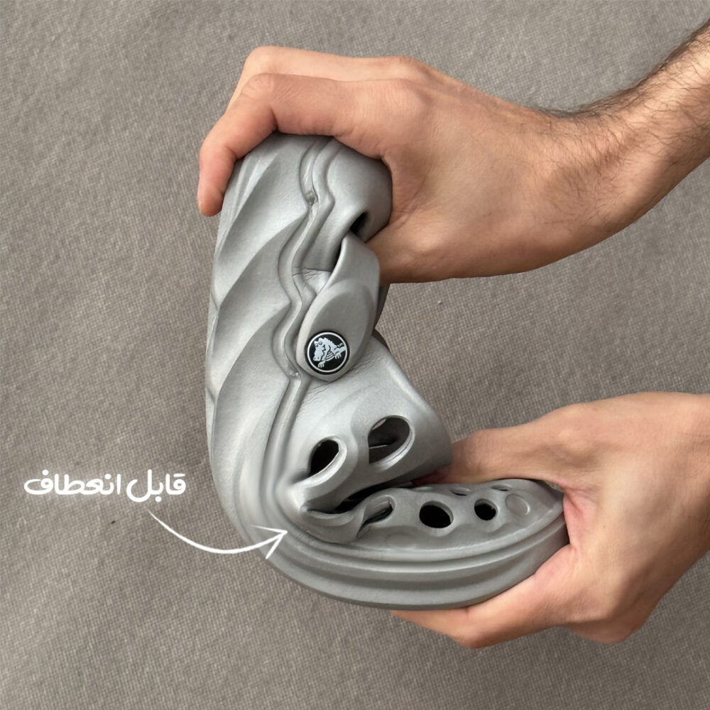 دمپایی مردانه مریخی رنگ طوسی - Image 11