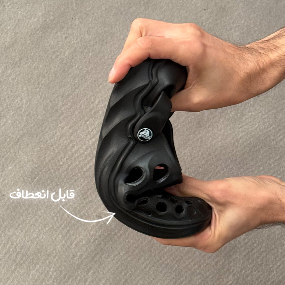 دمپایی مردانه مریخی رنگ مشکی - Image 2