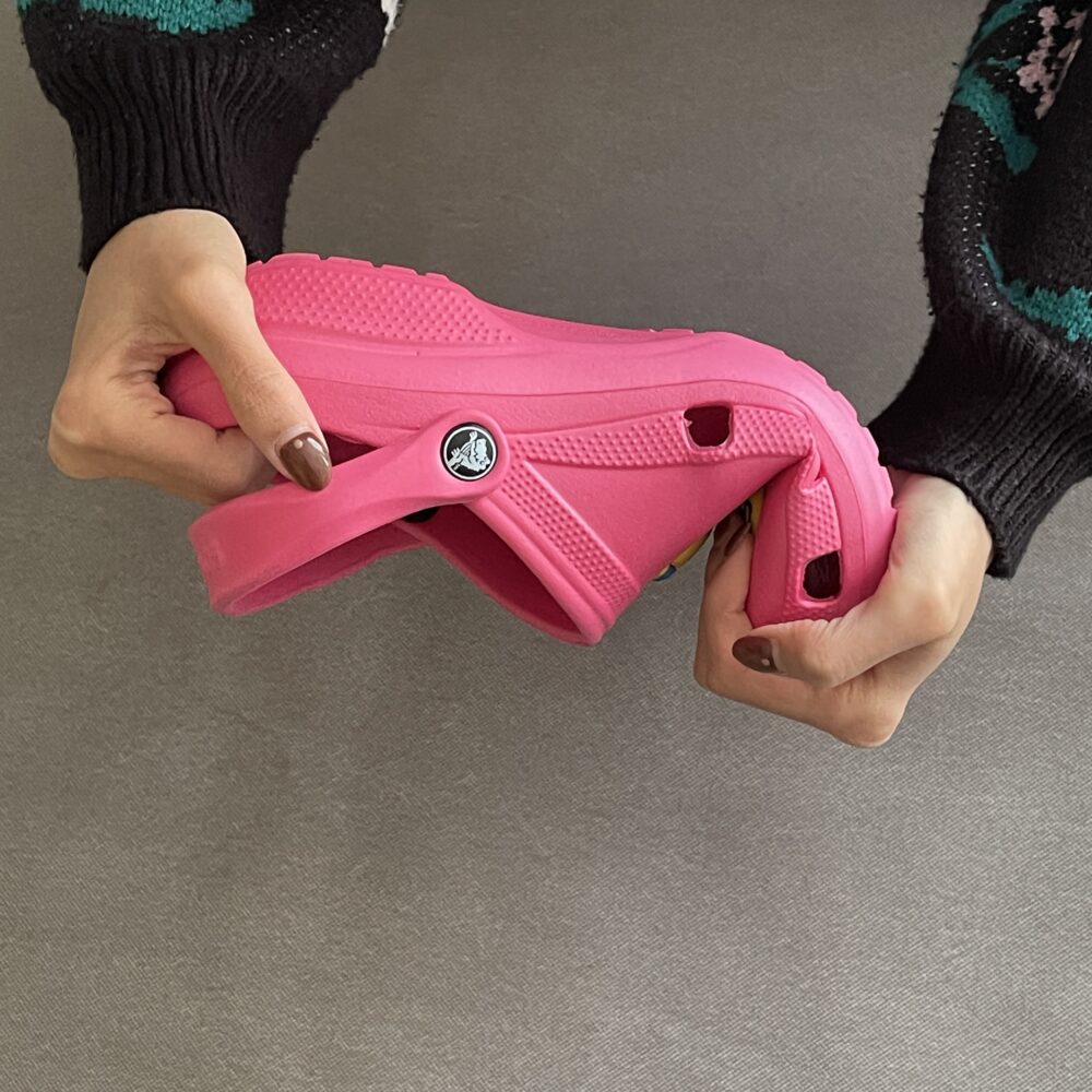 دمپایی زنانه رکابدار  کراکس کلاسیک ایموجی - رنگ سرخابی - Image 12
